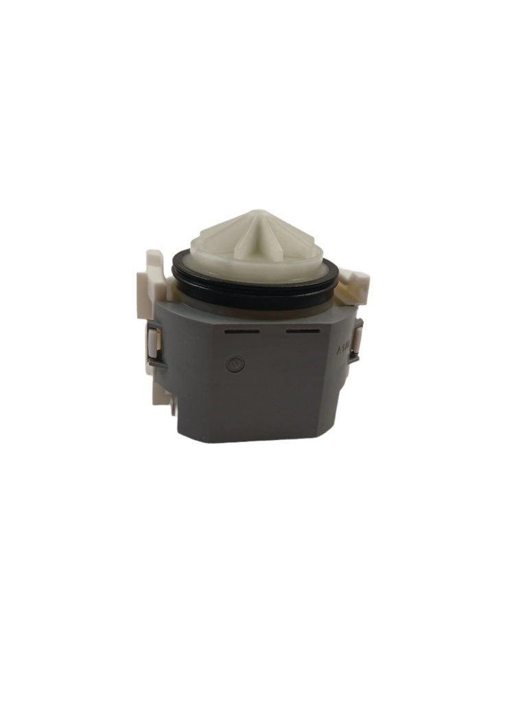 XPart Supply 00631200 dishwasher drain pump replacement gray housing white impeller with black O ring
