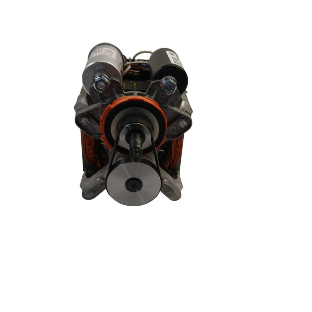 XPart Supply W11209428 dryer drive motor replacement front view metal rotor stator assembly on black background