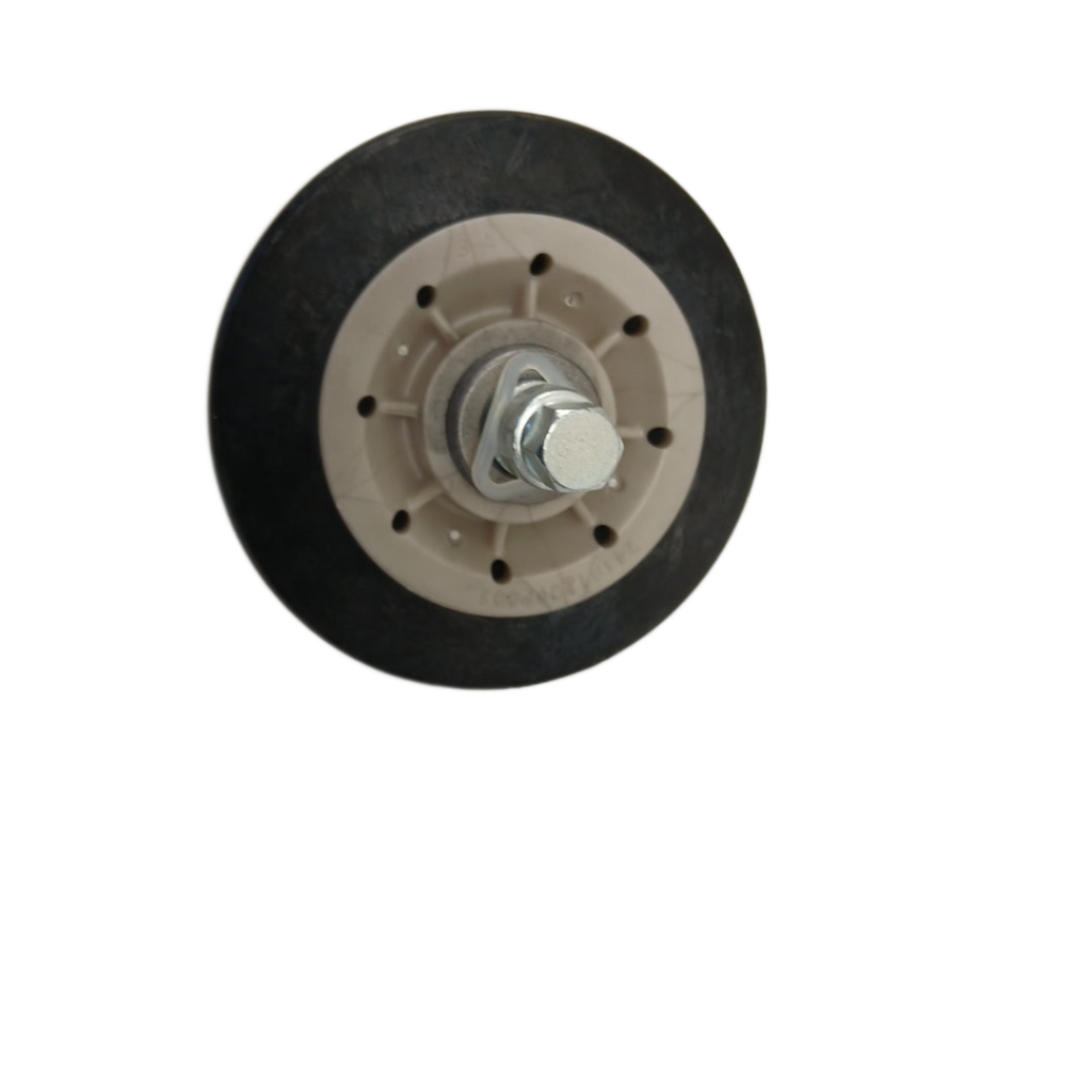 XPart Supply WG04F09477 dryer drum wheel replacement assembly with metal bushing and mounting bolt