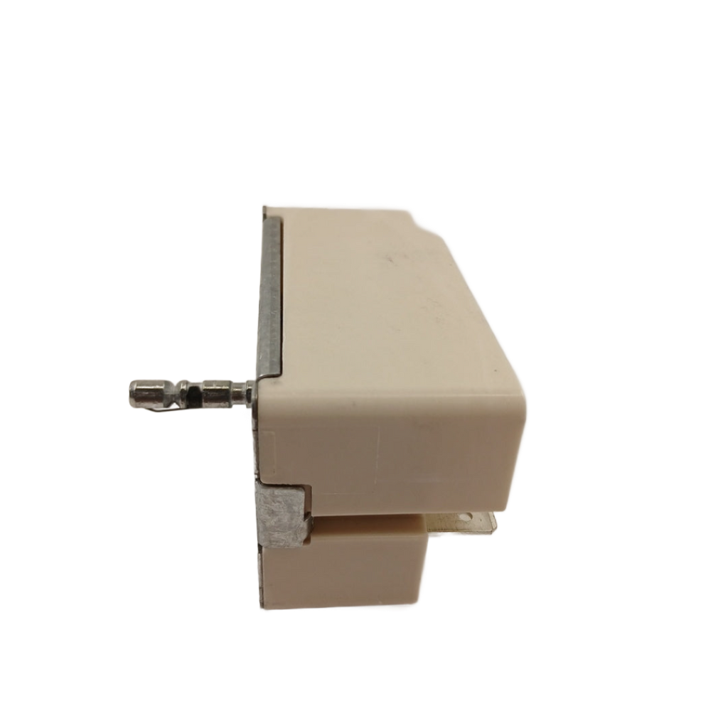 Beige plastic WP3149400 range surface element switch with metal terminal pin replacement part