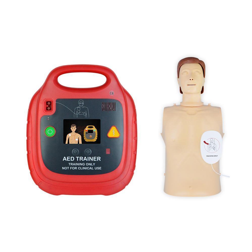 Automated External Defibrillator Trainer, AED Trainer With Training Carry Case