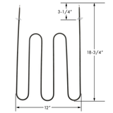 XP316203301 Range Oven Broil Element, 316203301