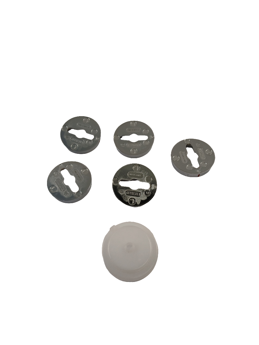 W10814133 Range Knob Bezel Kit, Stainless - XPart Supply Ltd.