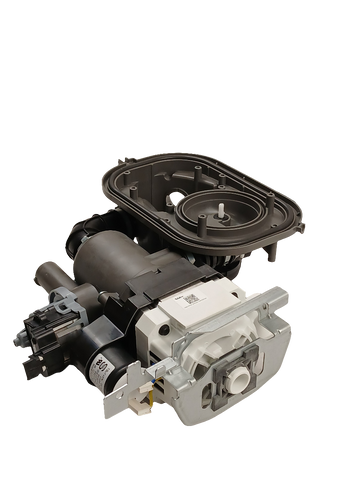 Pump and Motor Assembly; complete circulation, drain pump, and sump assembly