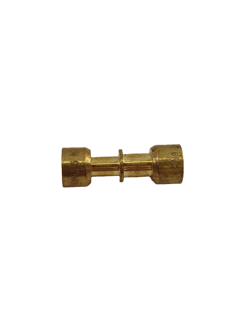 W11504432 Refrigerator Tube Coupler 6mm - 5mm Brass Reducer