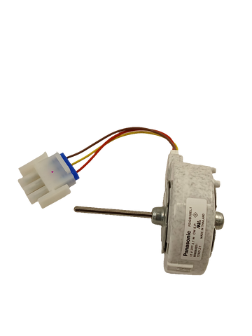 Evaporator fan motor with wire harness