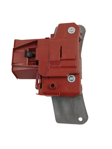 Door lock, latch and switch assembly