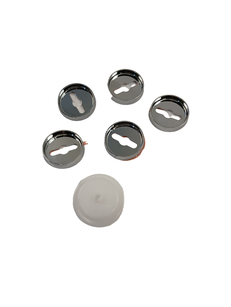 W10814133 Range Knob Bezel Kit, Stainless - XPart Supply Ltd.