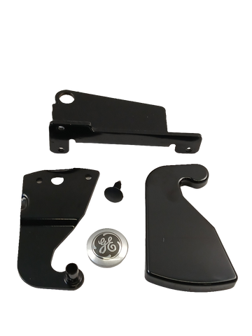 KIT HINGE CHANGEABLE BLACK AND SS GE