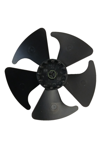 Refrigerator evaporator fan blade
