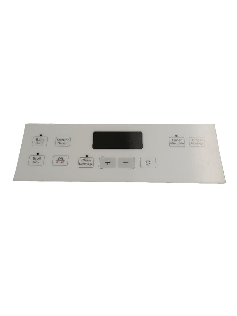 WS01F06233 Range Oven Control Overlay (replaces WB04M00239, 222D8509P004)