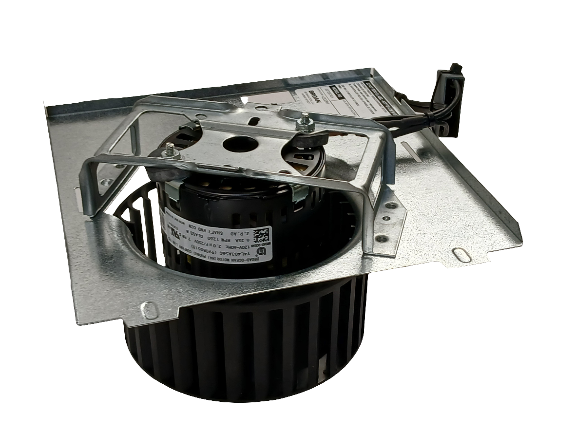 S97009745 Broan Nutone Bath Fan Motor, Blower Wheel & Mounting Plate - XPart Supply Ltd.
