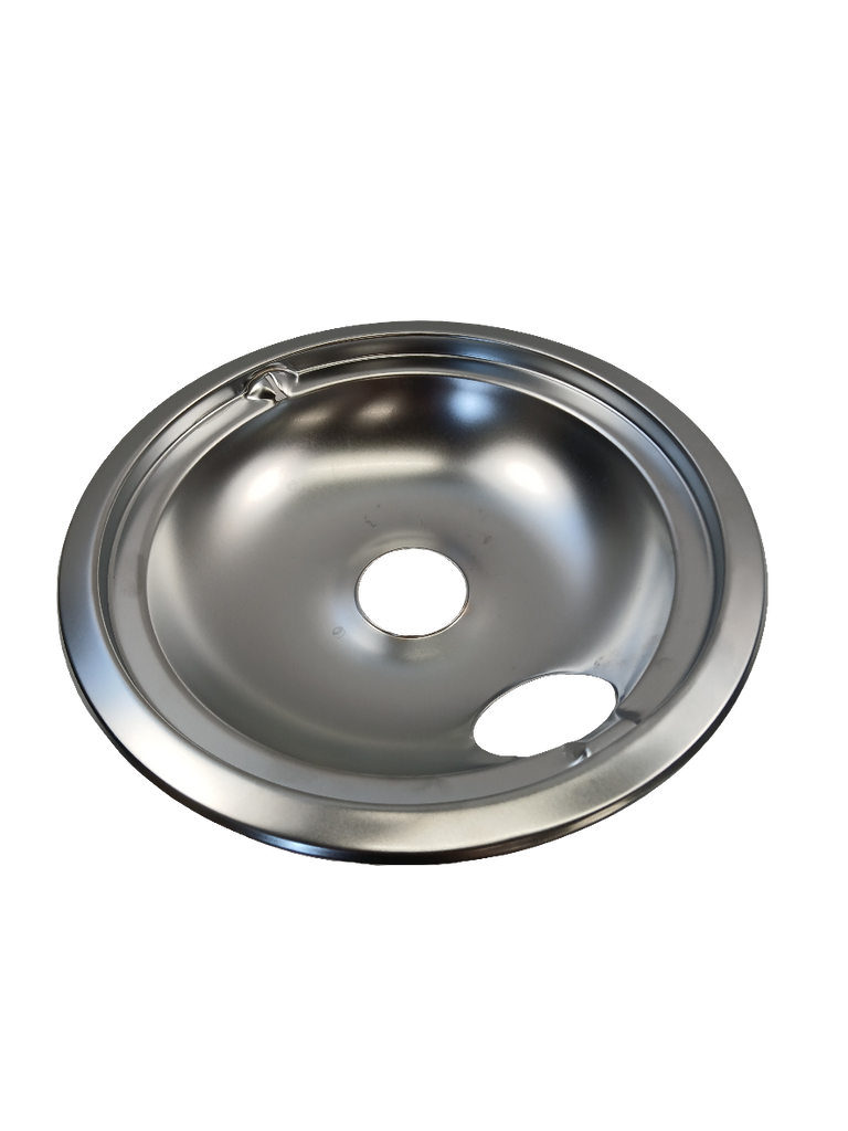 WS01L09258 Range Large Drip Pan, 8", Chrome