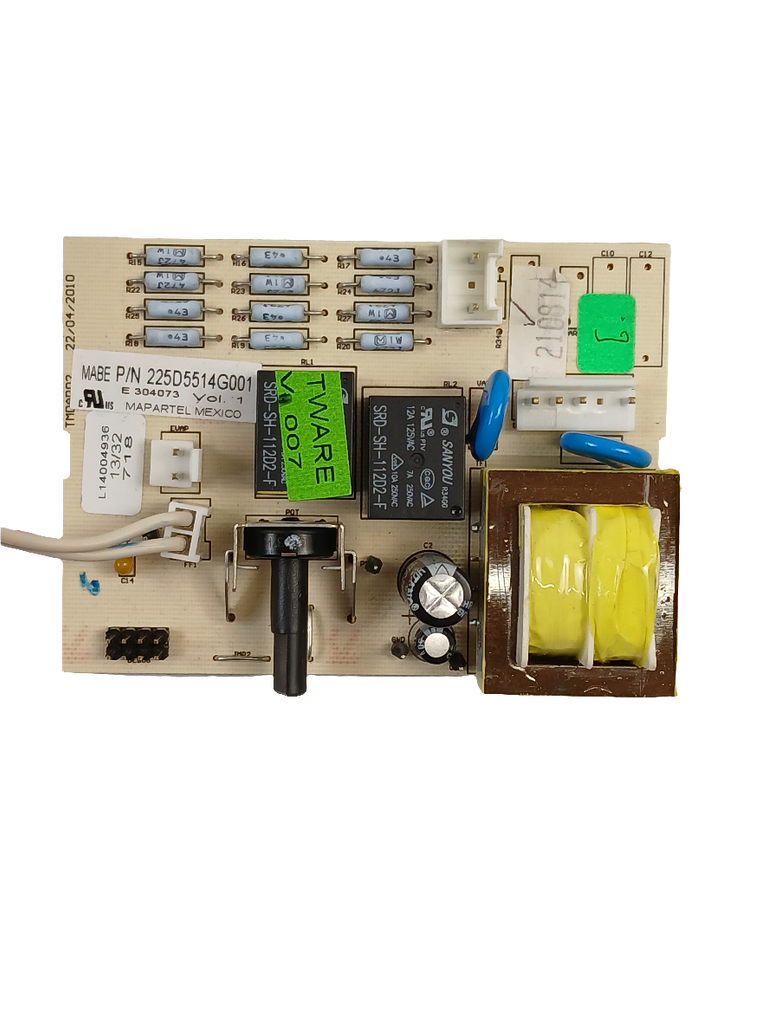 WR01F04096 Refrigerator Main Control Board, Replaces 225D5514G002