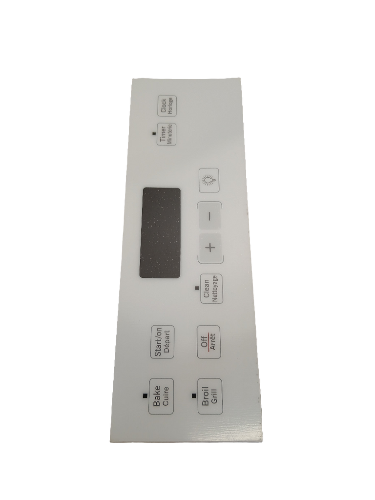 WS01F06233 Range Oven Control Overlay (replaces WB04M00239, 222D8509P004)