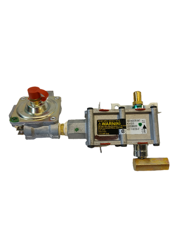 Range oven gas control valve assembly