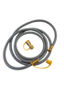 10' Natural Gas Grill Hose BBQ, 3/8" ID, QD and Swivel Ends - XPart Supply Ltd.