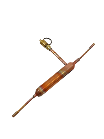 Refrigerator filter drier assembly
