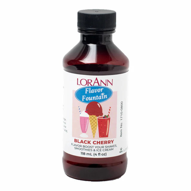Black Cherry Flavor - 4 oz. - 32 oz. - Ice Cream and Beverage Flavors - LorAnn Oils - Canadian Distribution - Ships Free Within Canada on Orders Above CAD $199