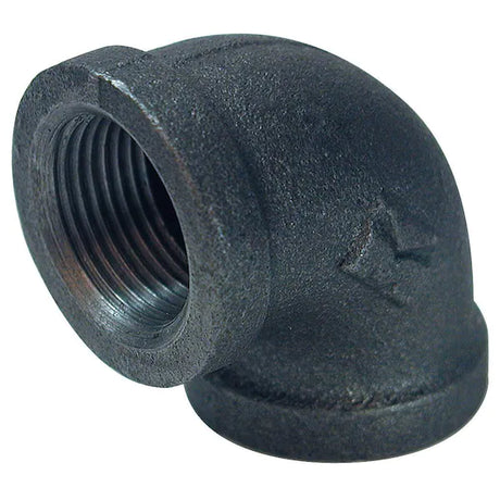 XP232 Elbow, 90 Deg, 1/2 Inch, NPT, Malleable Iron, Black - XPart Supply