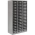 KPC-300 Parts Cabinet, Galvanized Steel, 60 Drawers, 21-3/10" x 10-2/5" x 36-9/10", Grey