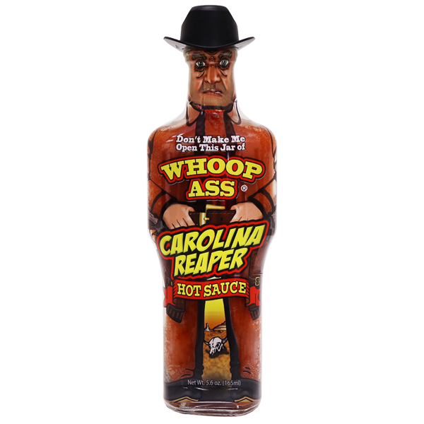 Whoop Ass Carolina Reaper Hot Sauce 5.6 oz. bottles