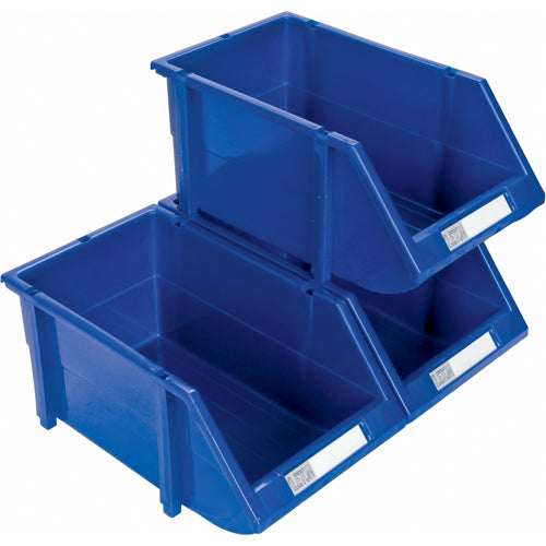 Stack & Hang Bin, 4-13/16" W x 3-3/16" H x 7-1/8" D, Blue