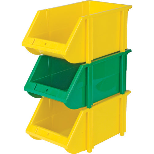 Stack & Hang Bin, 5-7/8" W x 4-11/16" H x 9-13/16" D, Yellow