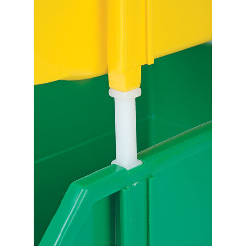Stack & Hang Bin, 5-7/8" W x 4-11/16" H x 9-13/16" D, Yellow