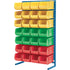 Stationary Bin Racks  -Single-Sided - Rack Only, 36" W x 12" D x 61" H