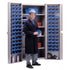 Deep-Door Combination Cabinet, 38" W x 24" D x 72" H, 4 Shelves