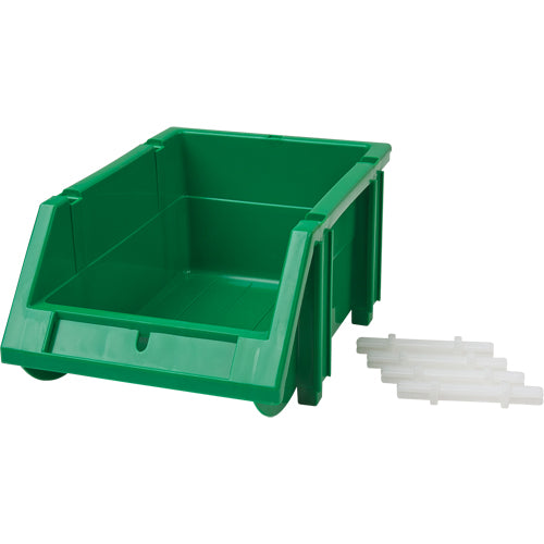 Stack & Hang Bin, 4-13/16" W x 3-3/16" H x 7-1/8" D, Green