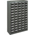 KPC-500 Parts Cabinet, Galvanized Steel, 60 Drawers, 22-3/5" x 8-7/10" x 36-9/10", Grey