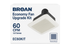 Box for Broan NuTone Aira Economy Fan Upgrade Kit EC60KIT, 60 CFM, 3.0 sones.