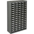 KPC-600 Parts Cabinet, Galvanized Steel, 75 Drawers, 23-1/10" x 8-7/10" x 36-9/10", Grey
