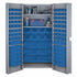 Deep Door Combination Cabinets, 38" W x 24" D x 72" H, Grey