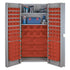 Deep Door Combination Cabinets, 38" W x 24" D x 72" H, Grey