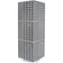 Heavy-Duty Industrial Carousel Drawer Cabinet, Steel, 384 Drawers, 27" W x 27" D x 80" H, Grey