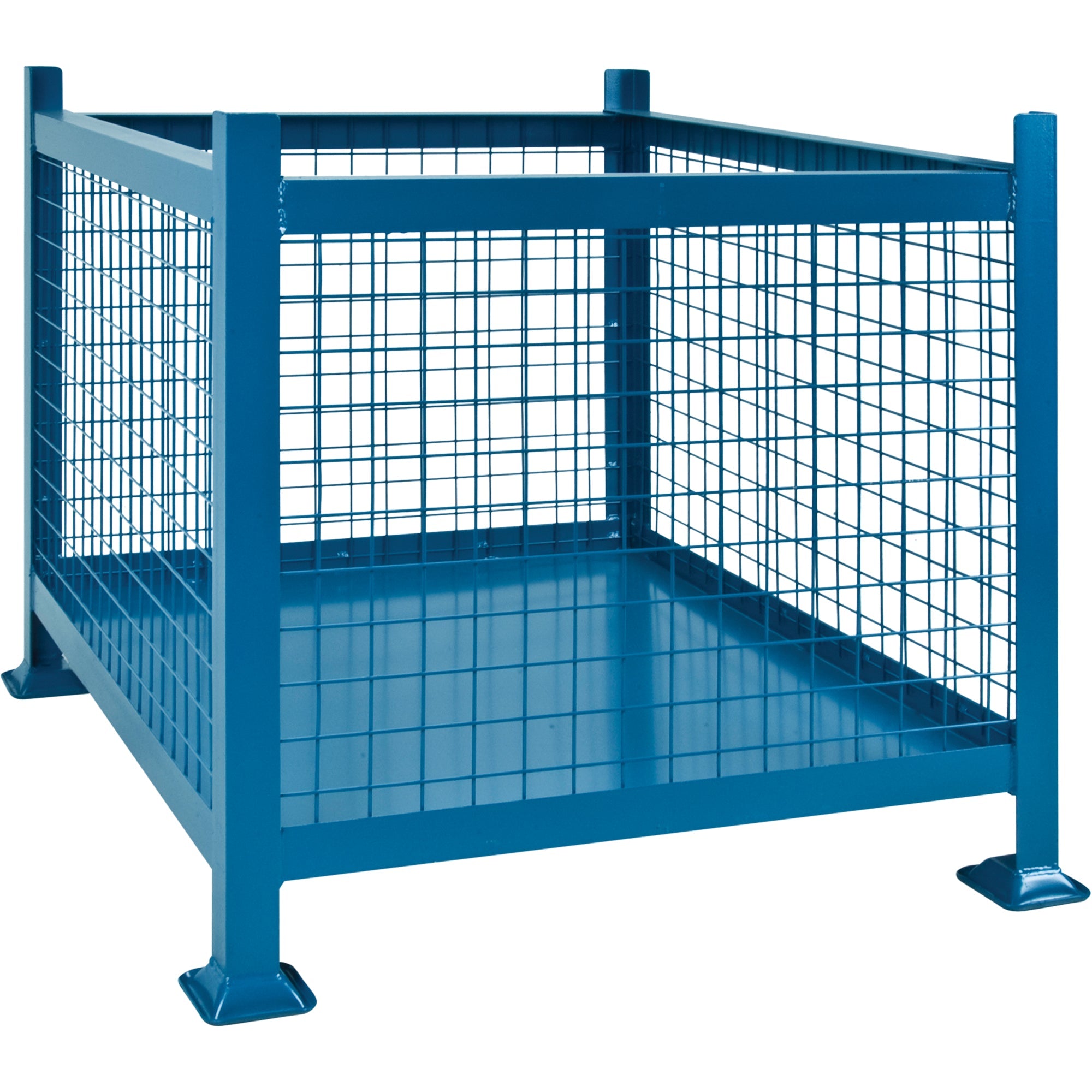 Bulk Stacking Containers, 34.5" W x 40.5" D x 30" H, 3000 lbs. Capacity