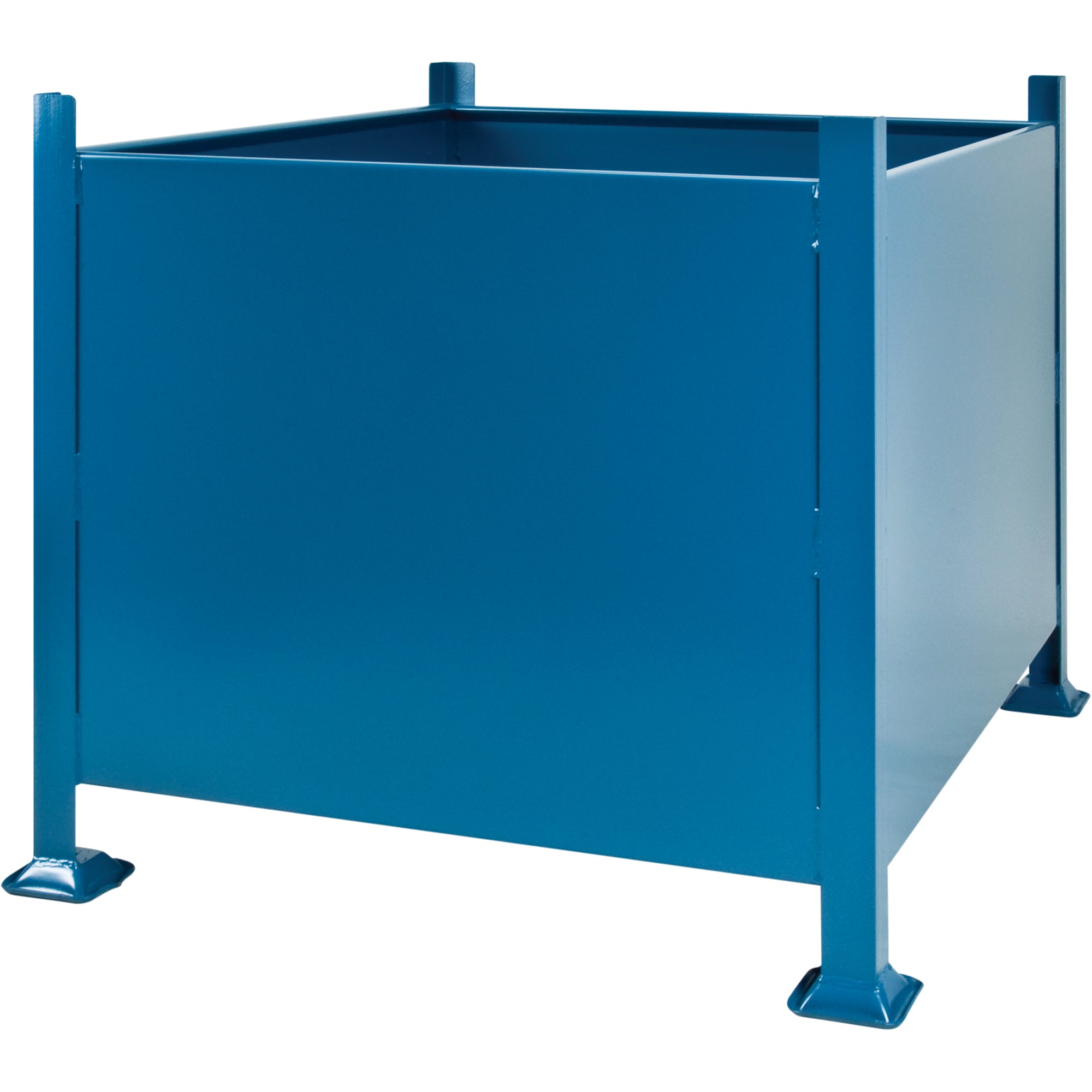 Bulk Stacking Containers, 30" H x 34.5" W x 40.5" D, 3500 lbs. Capacity