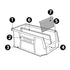 Stack & Hang Bin, 5-1/2" W x 5" H x 10-7/8" D, Yellow