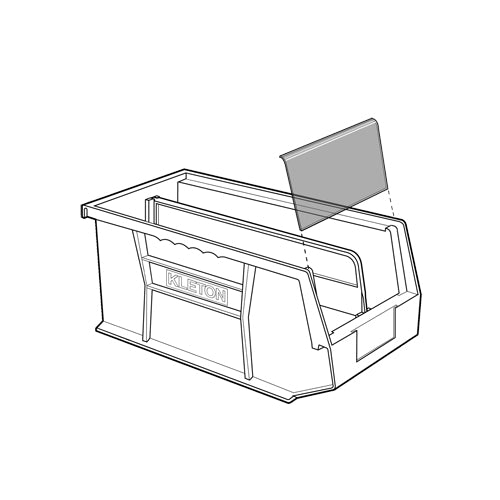 Stack & Hang Bin, 5-1/2" W x 5" H x 10-7/8" D, Yellow
