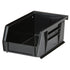 Stack & Hang Bin, 4-1/8" W x 3" H x 7-3/8" D, Black