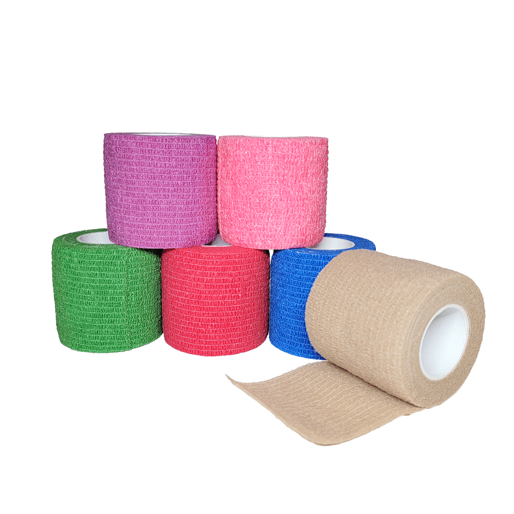 Cohesive Bandage, 2" x 5 YD, Self-Adhering Wrap Bandage