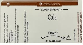 Cola Flavoring - Super Strength Flavor 1 oz., 16 oz., 1 Gallon, 5 Gallon - Ships Free Within Canada on Orders Above CAD $199