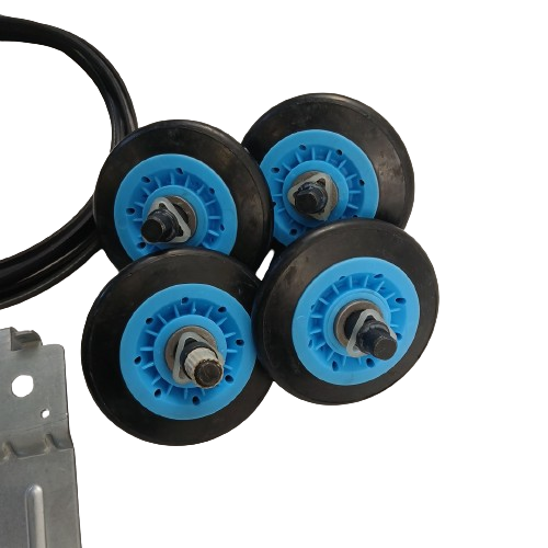 XPart Supply DC97-16782A DC93-00634A 6602-001655 compatible parts blue and black vacuum wheels set