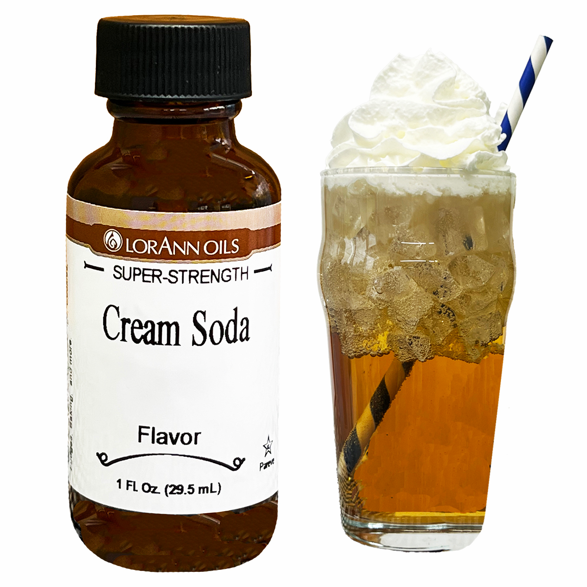 Cream Soda Flavoring - Super Strength Flavor 1 oz., 16 oz., 1 Gallon, 5 Gallon - Ships Free Within Canada on Orders Above CAD $199