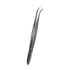 Curved Tip Tweezers, Bent Forceps, 4.5"