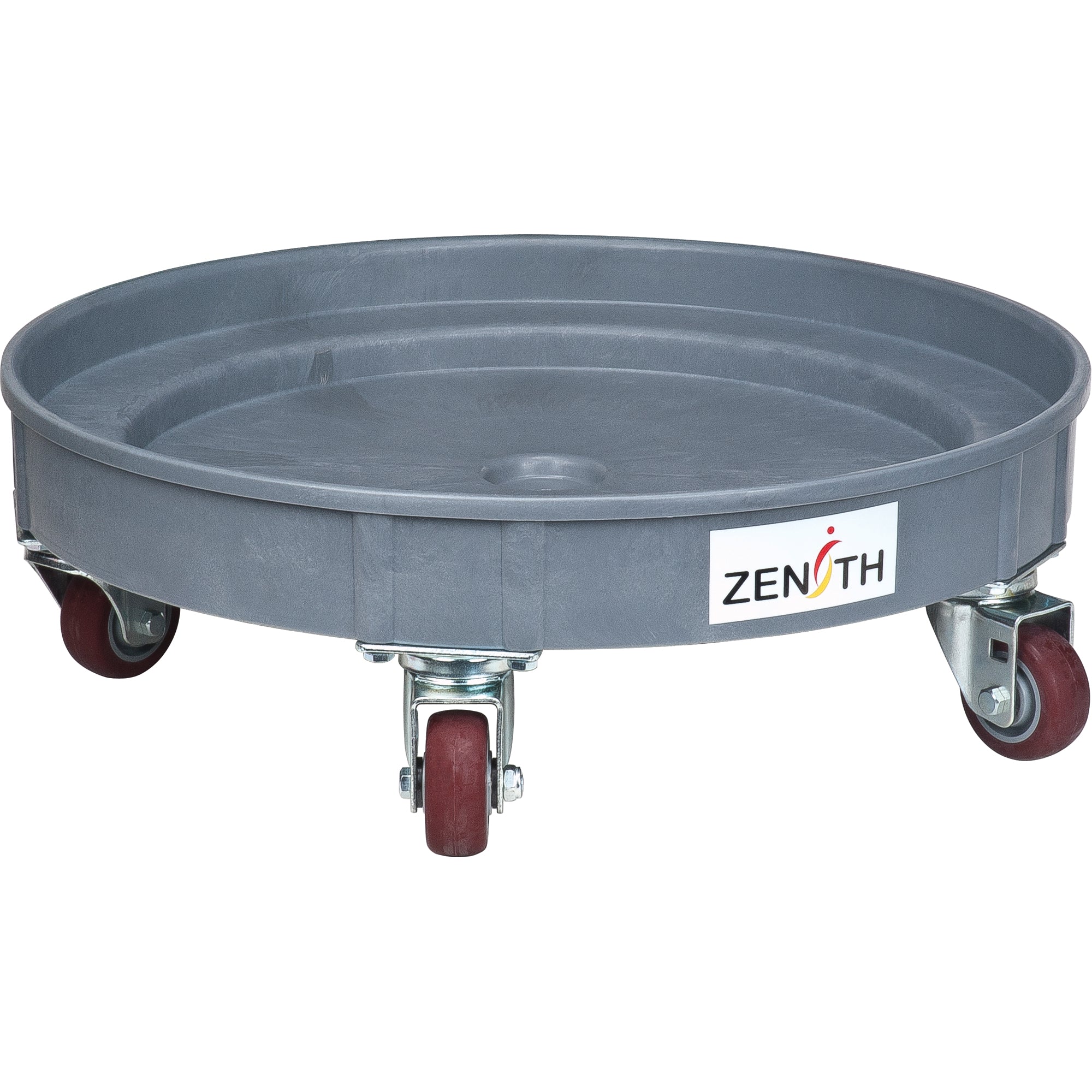 Leak Containment Drum Dolly, 24.25" dia. X 7.625" H, 1.5 US Gal. Spill Cap.