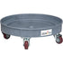 Leak Containment Drum Dolly, 24.25" dia. X 7.625" H, 1.5 US Gal. Spill Cap.